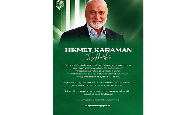 Iğdır FK’da Hikmet Karaman Dönemi Sona Erdi