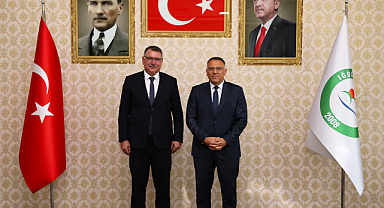 Selçuk Üniversitesi Rektör Yardımcısı ve ATED Başkanı Bayramoğlu’ndan Rektör Gürel’e Ziyaret