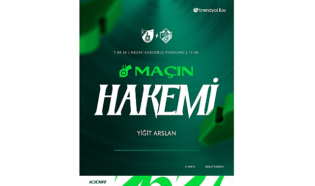 TRENDYOL 1. LİG’DE DÜDÜK YİĞİT ARSLAN’DA: İSTANBULSPOR - IĞDIRSPOR MAÇININ HAKEMLERİ AÇIKLANDI